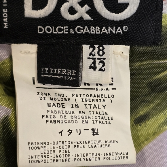 D&G Dolce & Gabbana Ittierre Bronze Leather Jacket - Picture 3 of 6